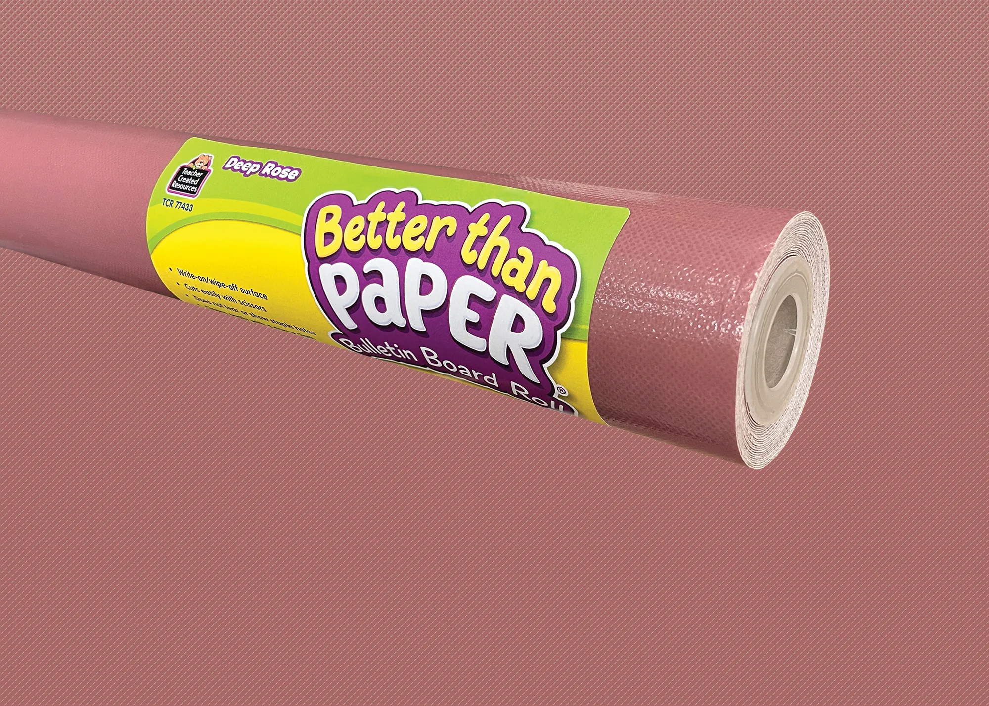 Deep Rose Better Than Paper Bulletin Board Rol