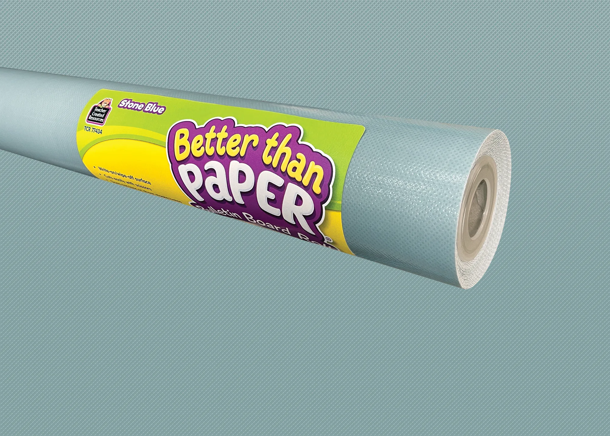 Stone Blue Better Than Paper Bulletin Board Rol