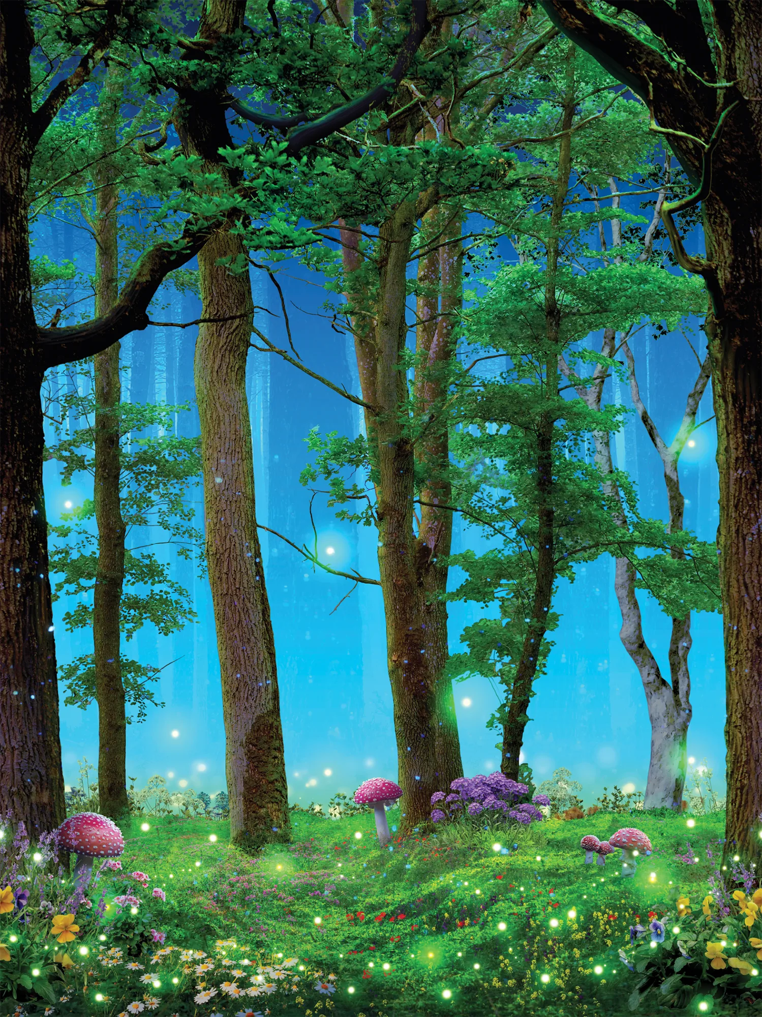 Enchanted Forest Better Than Paper Bulletin Board Rol - Image 2