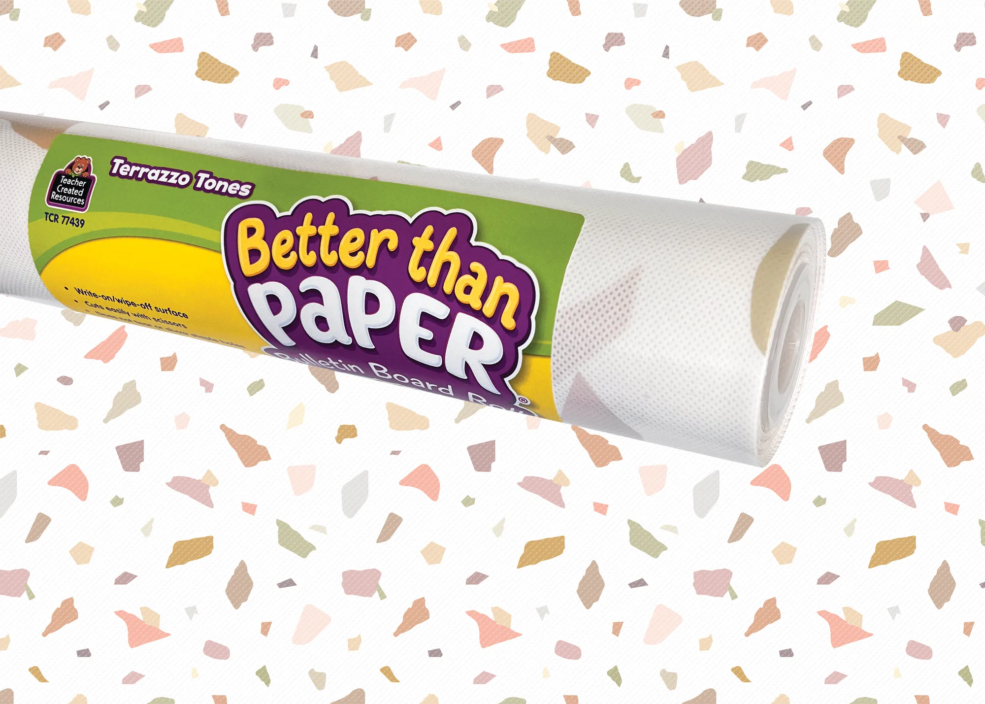 Terrazzo Tones Better Than Paper Bulletin Board Rol
