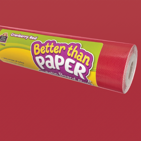 Cranberry Red Better Than Paper Bulletin Board Rol