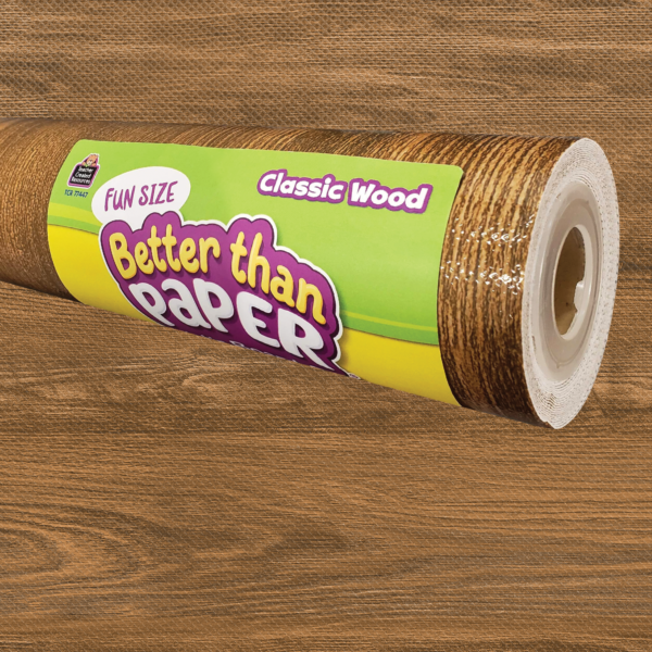 Fun Size Classic Wood Better Than Paper Bulletin Board Rol