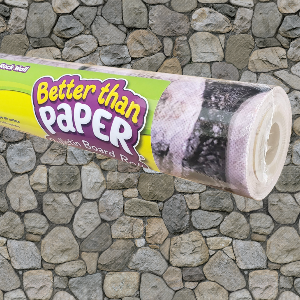 Rock Wall Better Than Paper Bulletin Board Rol