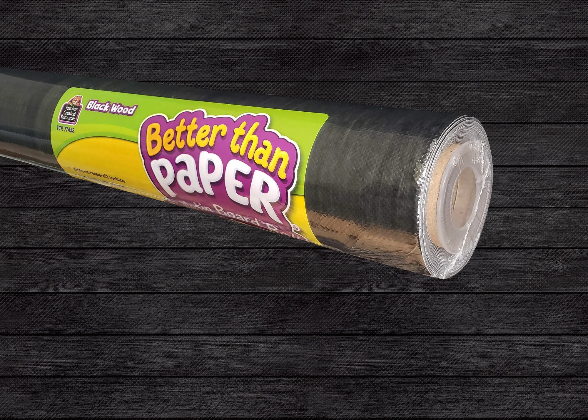 Black Wood Better Than Paper Bulletin Board Rol