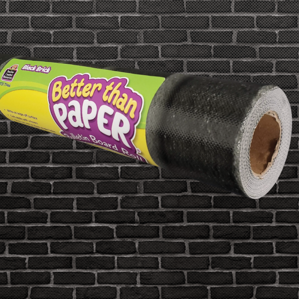 Black Brick Better Than Paper Bulletin Board Rol