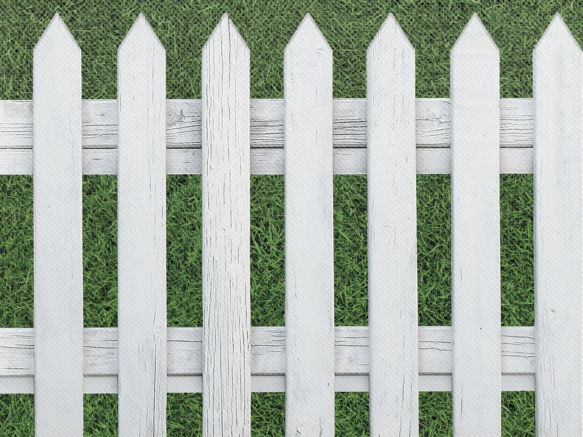 Fun Size White Picket Fence Better Than Paper Bulletin Board Rol - Image 2