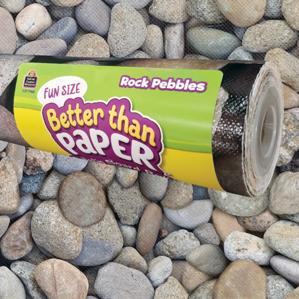 Fun Size Rock Pebbles Better Than Paper Bulletin Board Rol