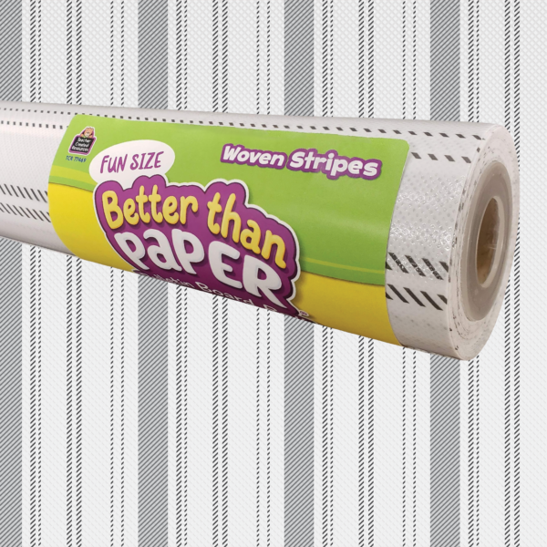 Fun Size Woven Stripes Better Than Paper Bulletin Board Rol