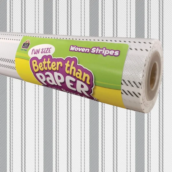 Fun Size Woven Stripes Better Than Paper Bulletin Board Rol