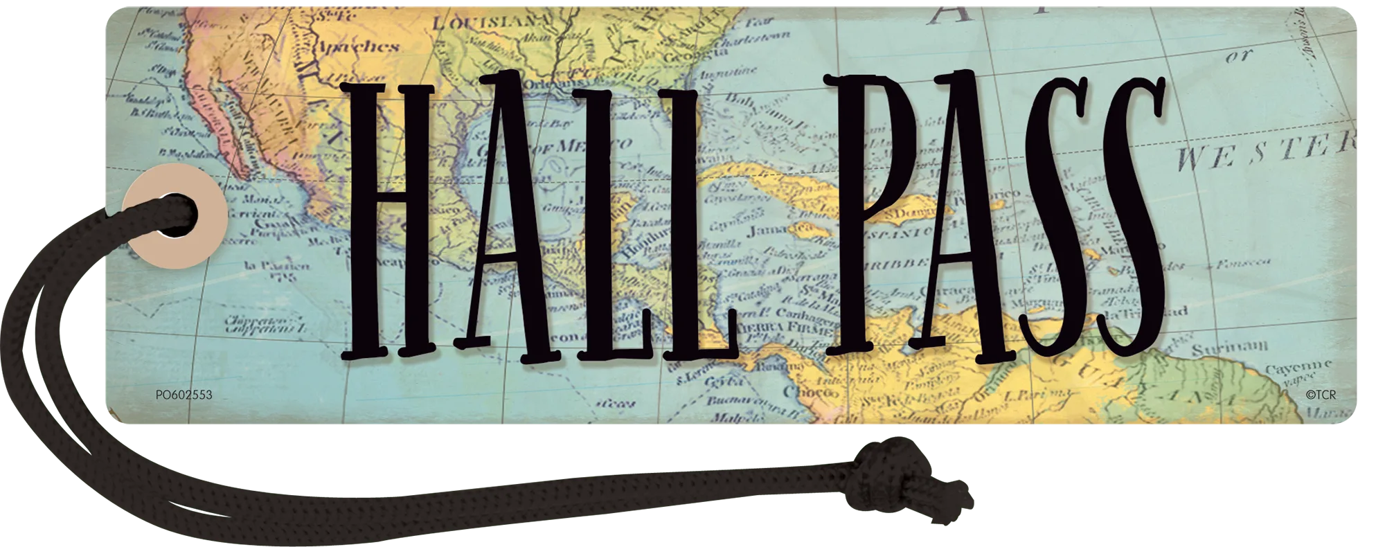 Travel the Map Magnetic Hall Pass