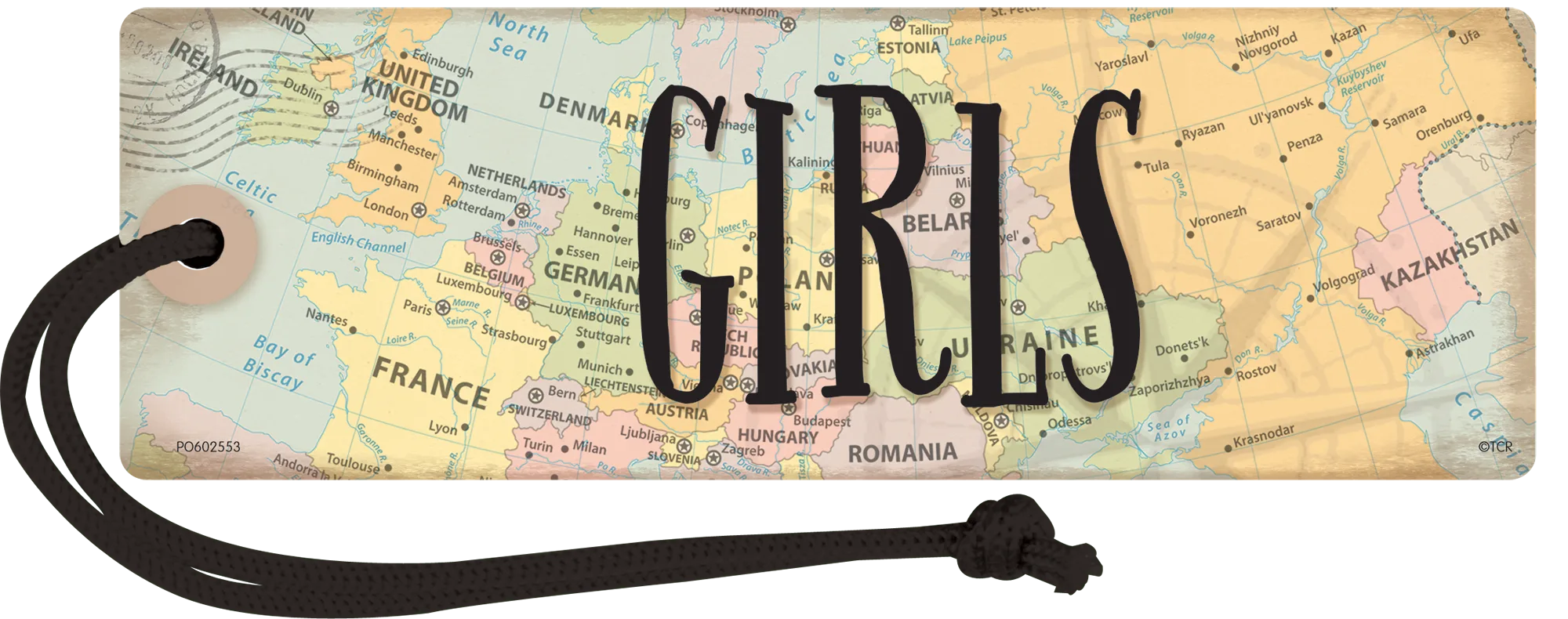 Travel the Map Magnetic Girls Pass