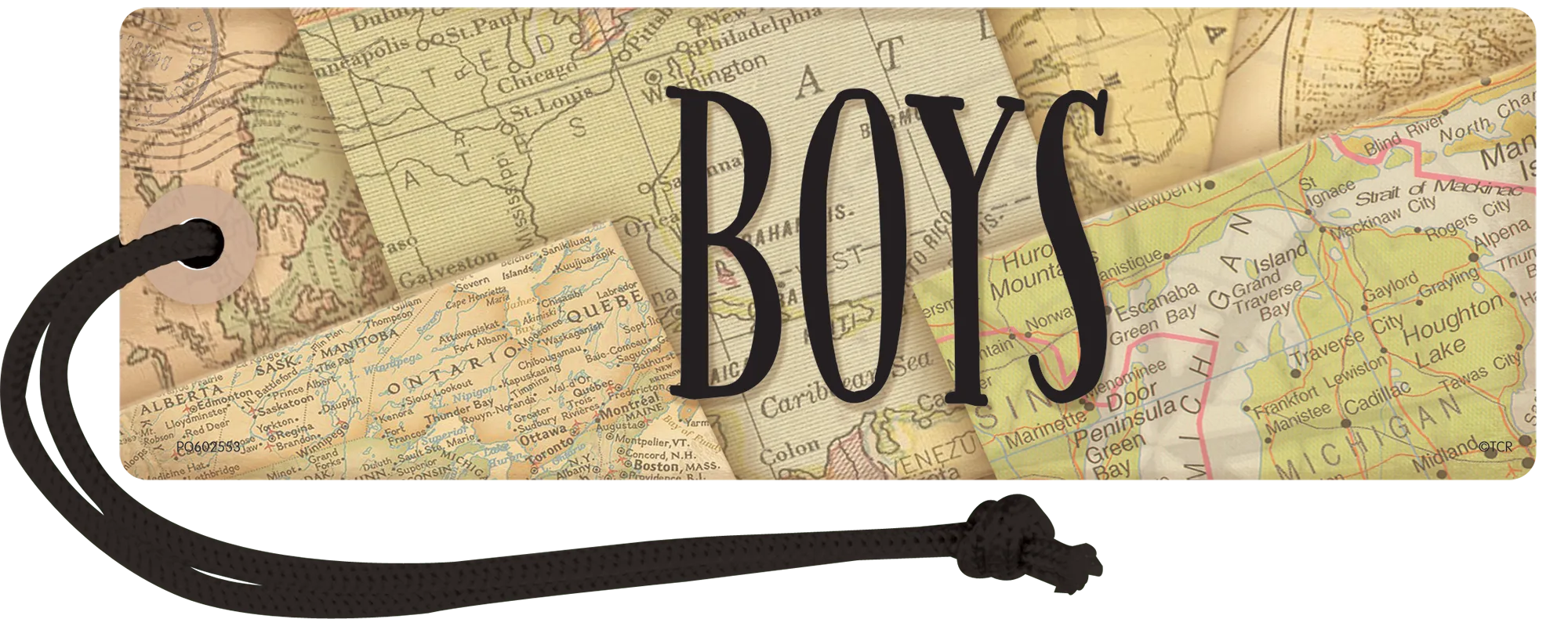 Travel the Map Magnetic Boys Pass