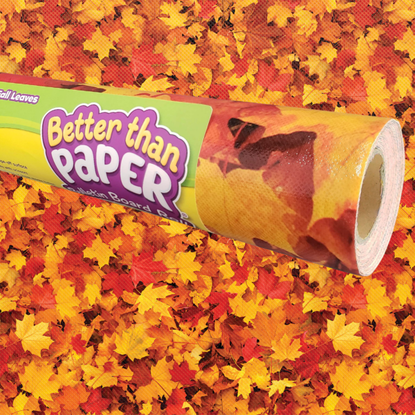 Fall Leaves Better Than Paper Bulletin Board Rol