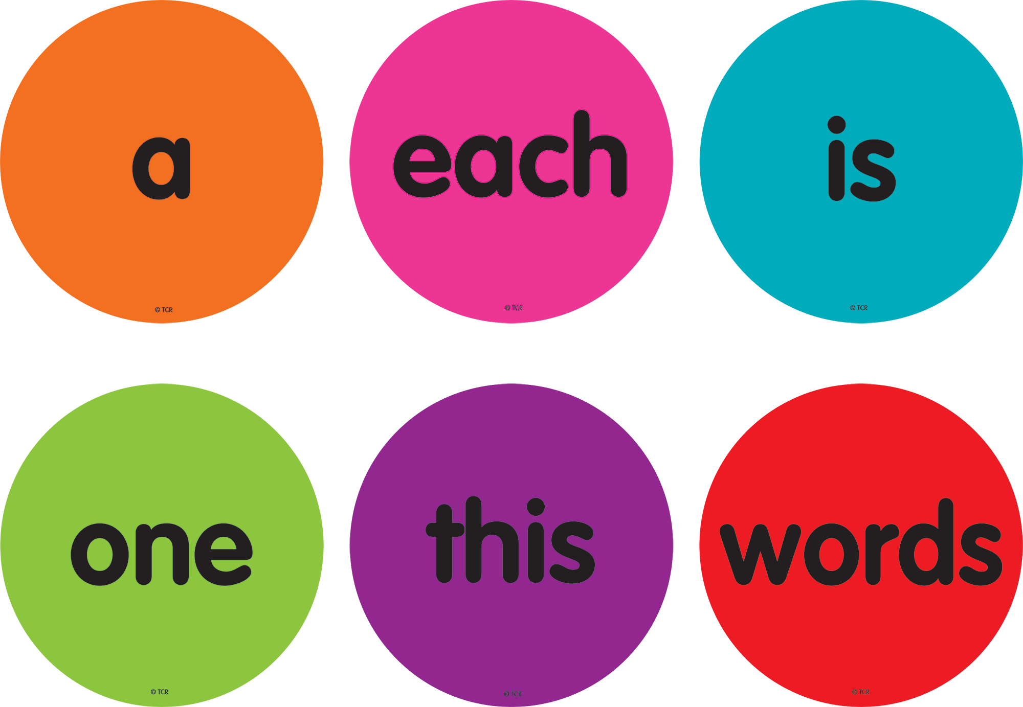 Spot On Carpet Markers Sight Words 1-50 "