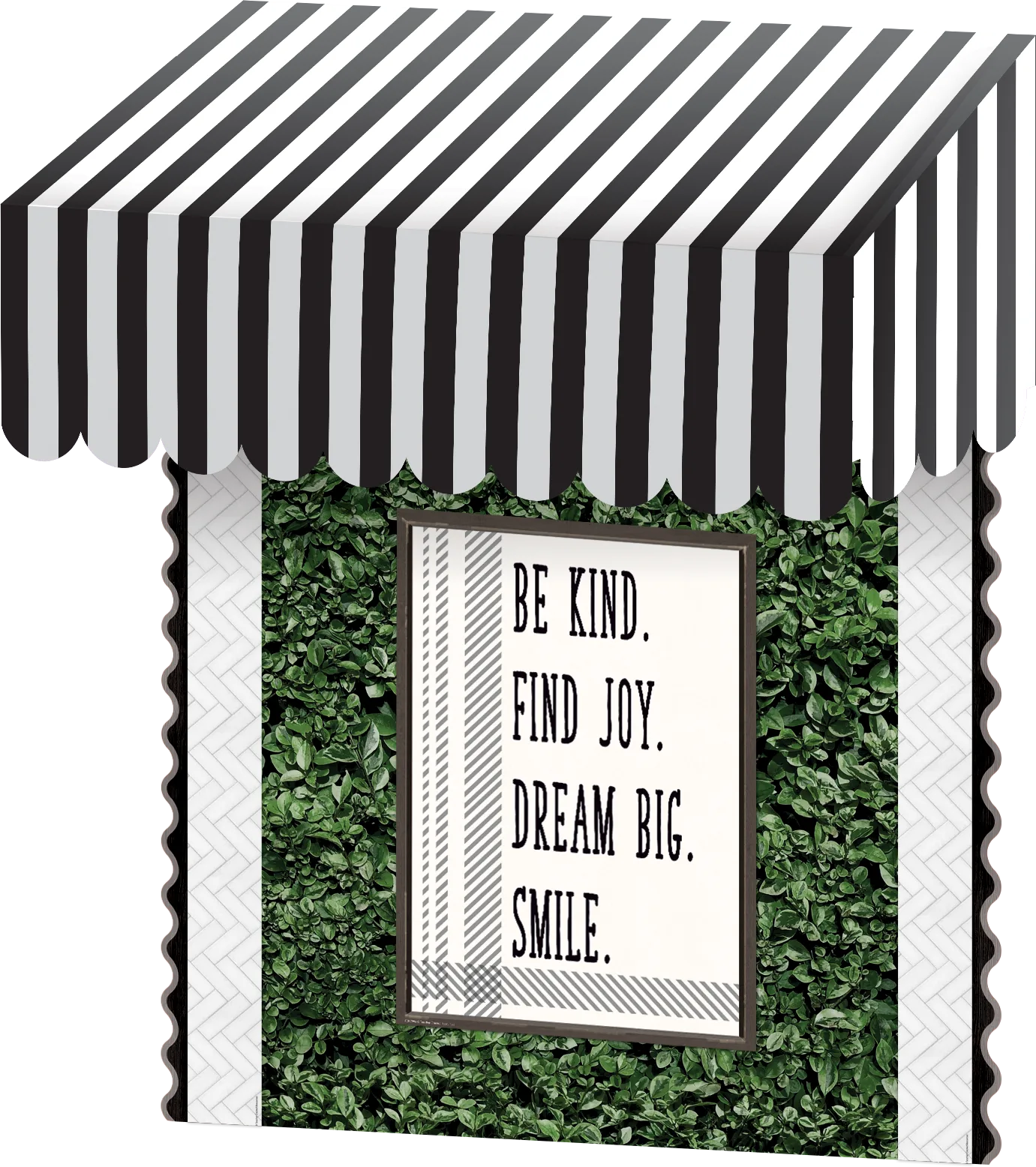 Black & White Stripes Awning - Image 2