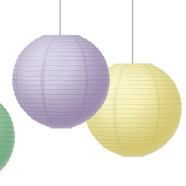 Pastel Pop 8" Hanging Paper Lanterns