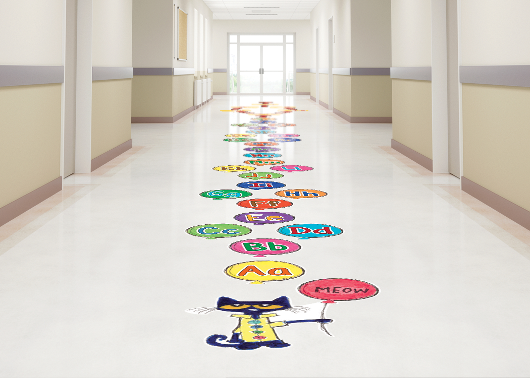 Pete the Cat Alphabet Balloons Sensory Pat - Image 2