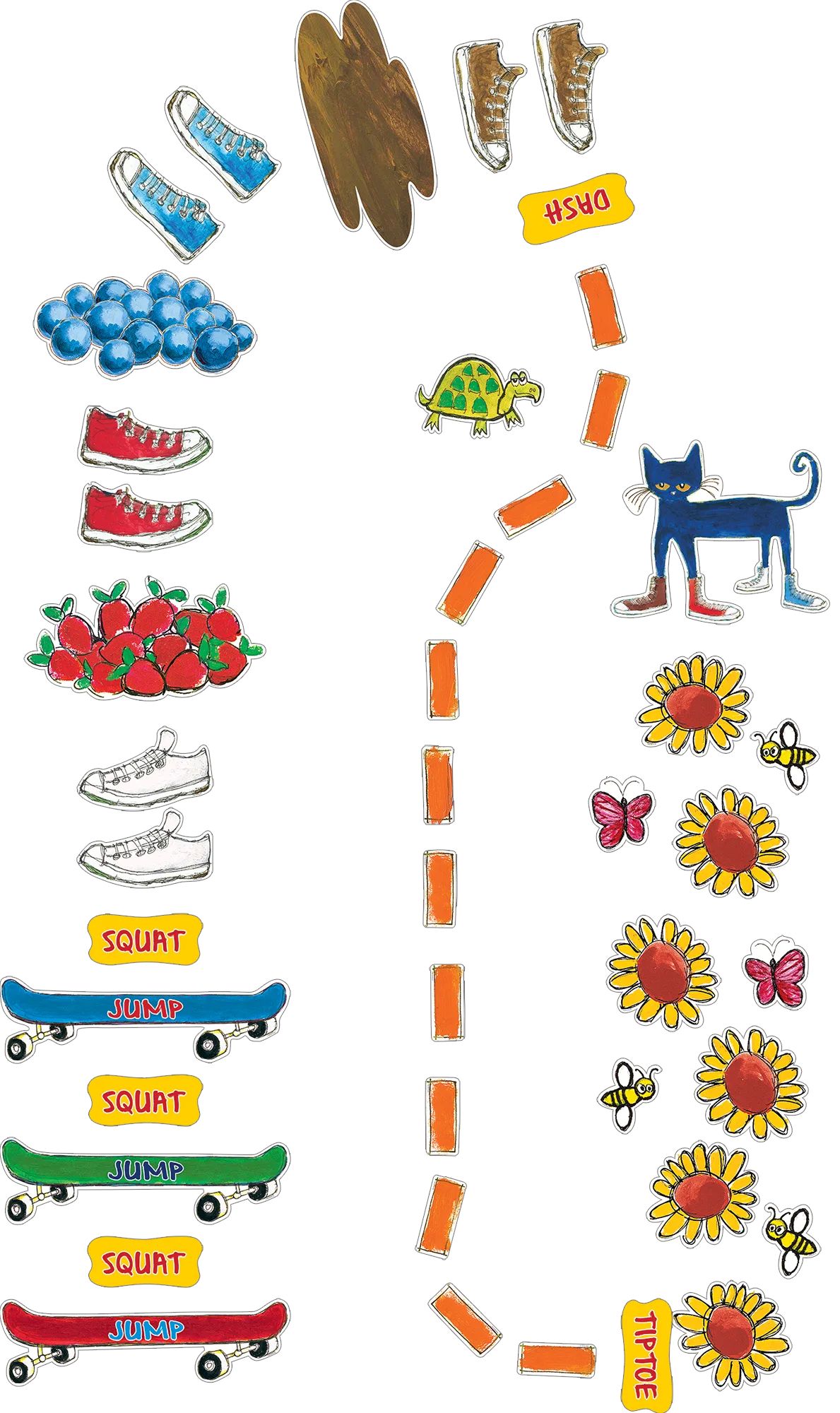 Pete the Cat My Groovy Shoes Sensory Pat
