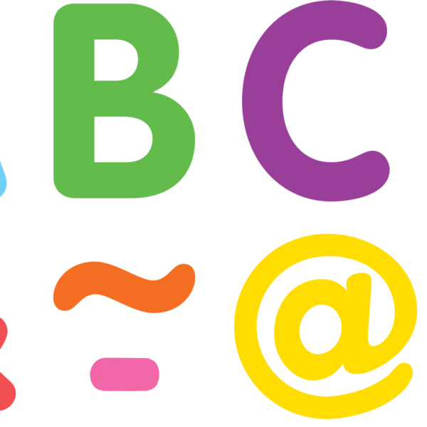 Colorful Classic 2" Magnetic Letters