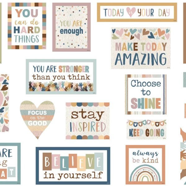 Everyone is Welcome Magnetic Positive Sayings