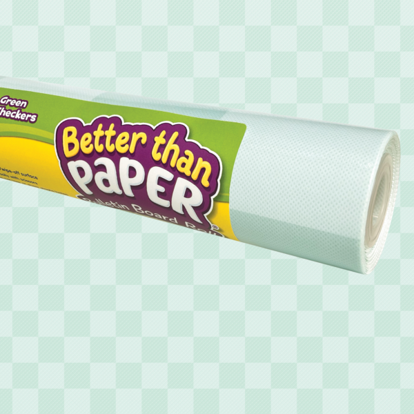 Green Checkers Better Than Paper Bulletin Board Rol