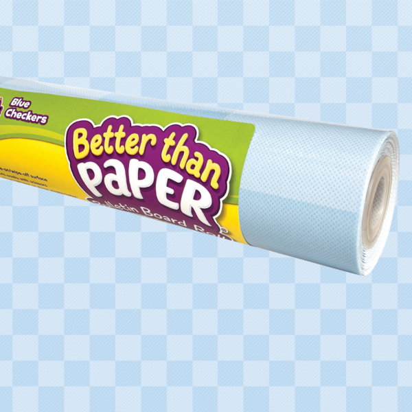 Blue Checkers Better Than Paper Bulletin Board Rol