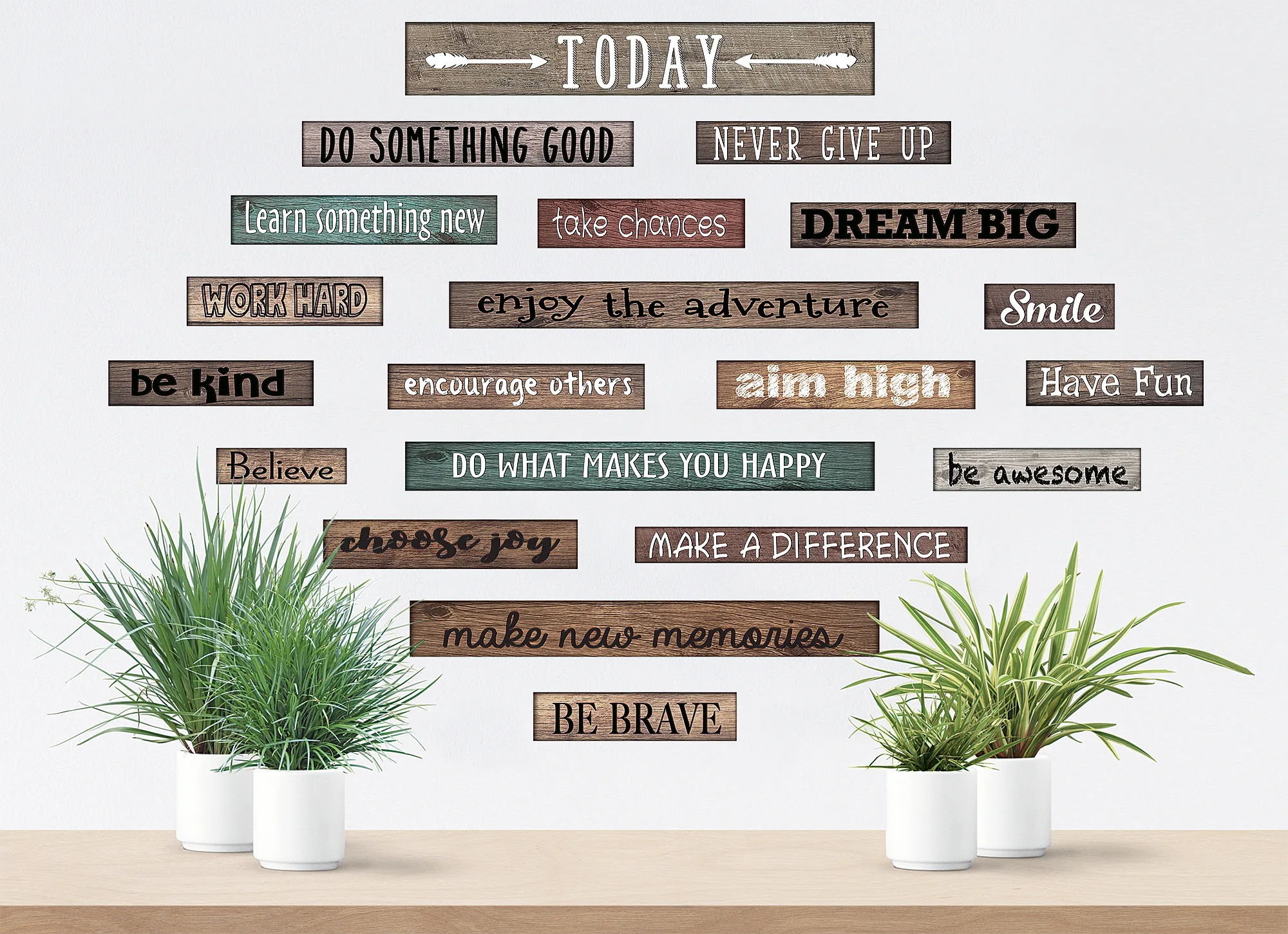 Clingy Thingies: Home Sweet Classroom Motivational Gallery Sign - Image 2