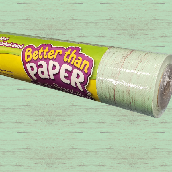 Mint Painted Wood Better Than Paper Bulletin Board Rol