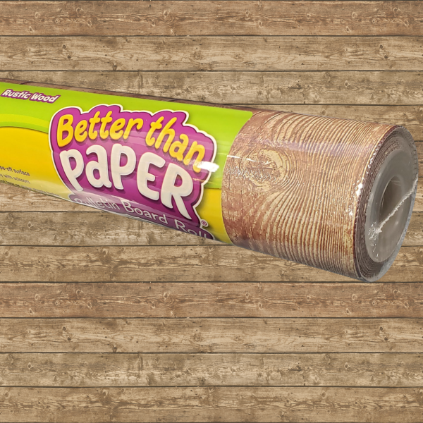 Rustic Wood Better Than Paper Bulletin Board Rol