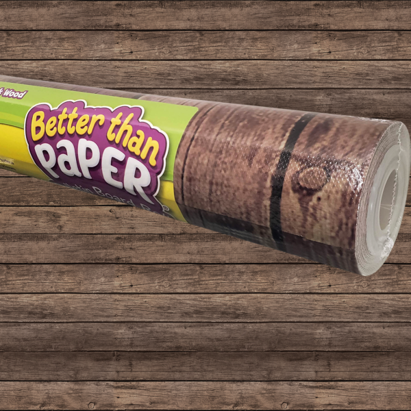 Dark Wood Better Than Paper Bulletin Board Rol