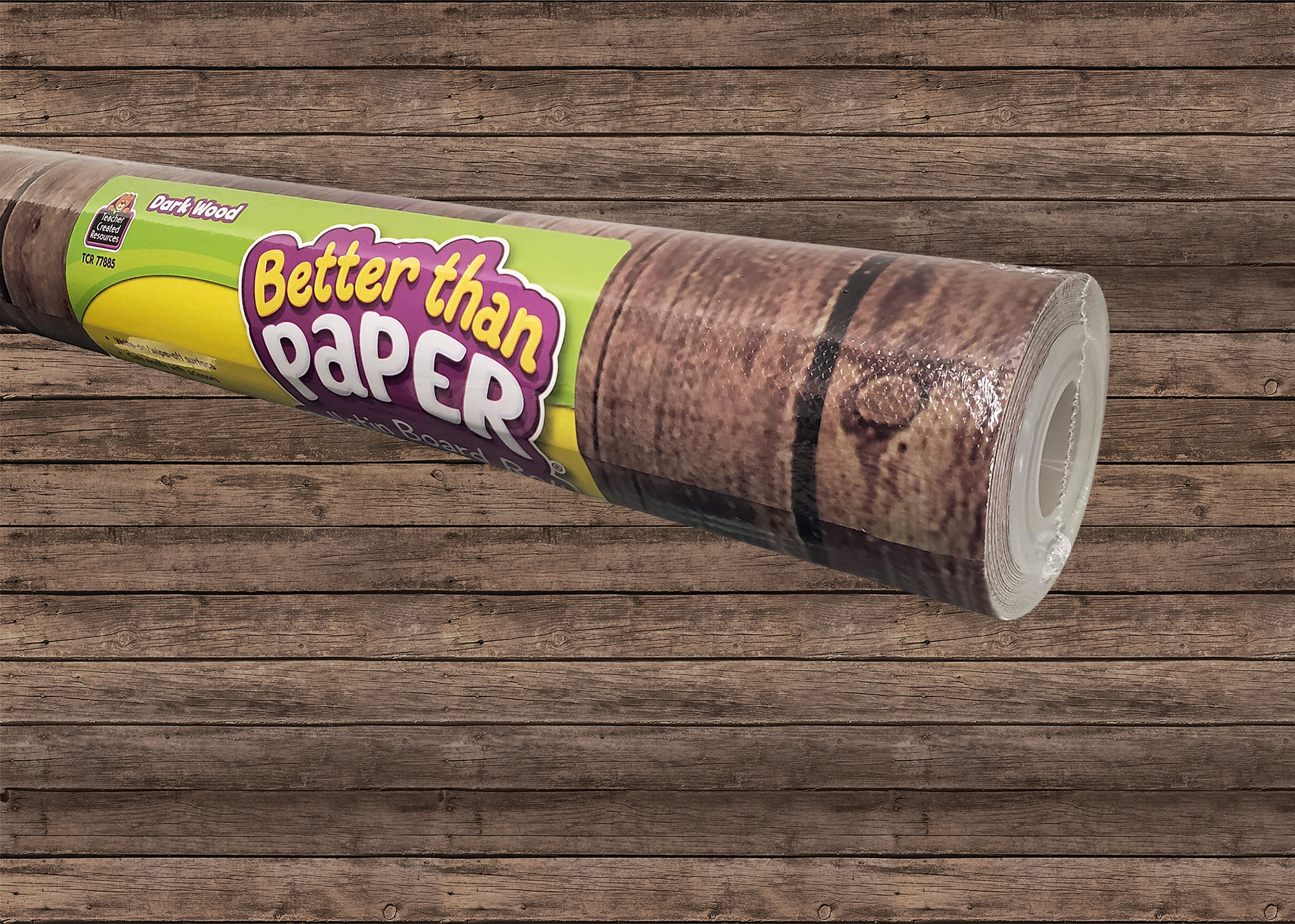 Dark Wood Better Than Paper Bulletin Board Rol
