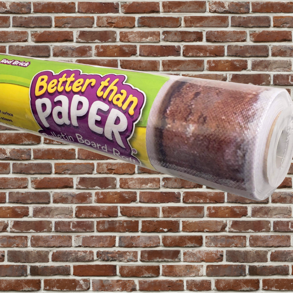 Red Brick Better Than Paper Bulletin Board Rol