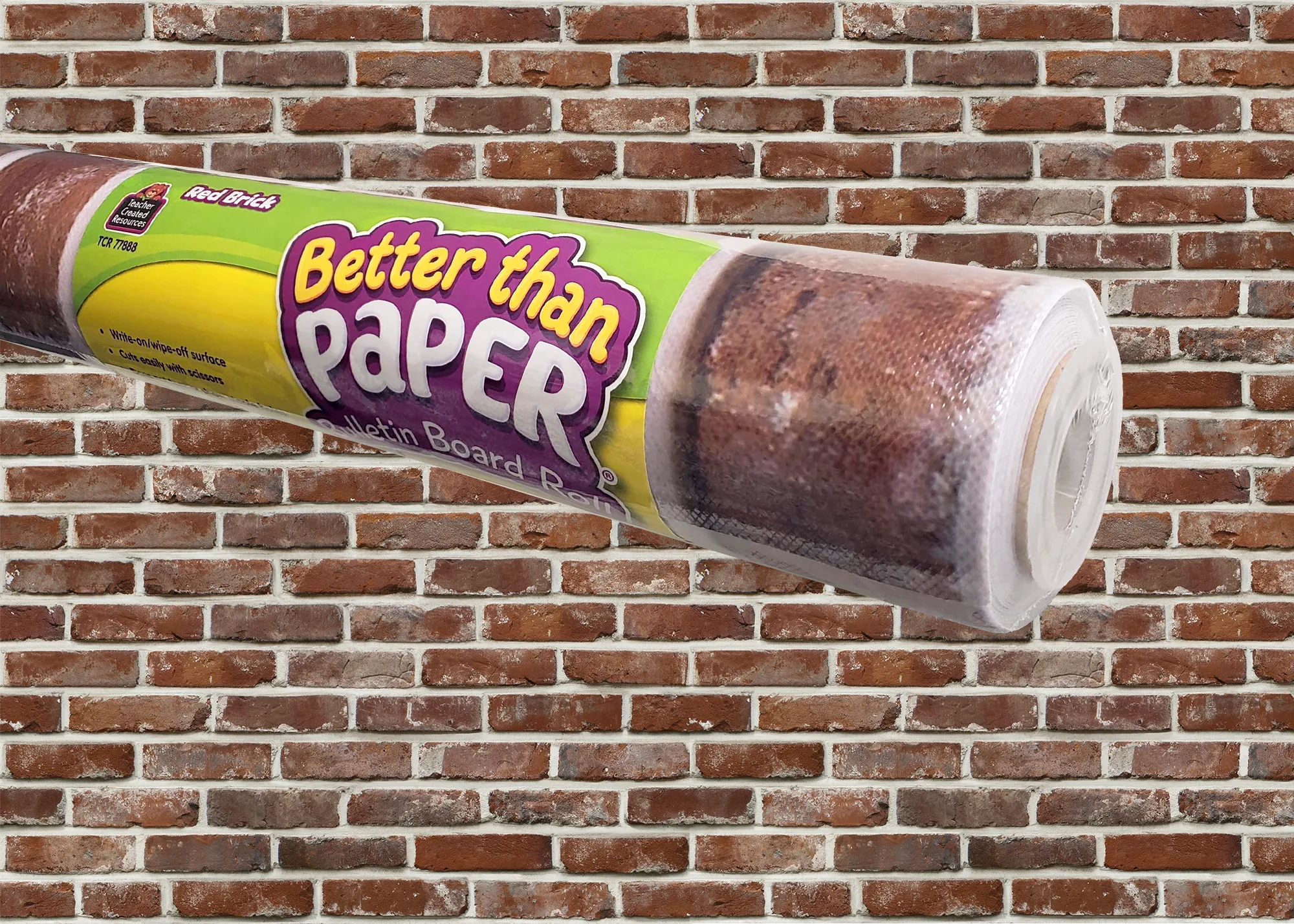 Red Brick Better Than Paper Bulletin Board Rol