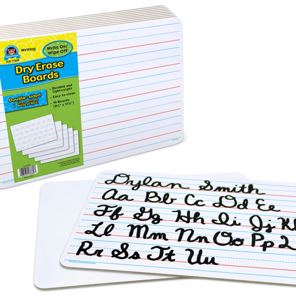Double-Sided Writing Dry-Erase Boards
