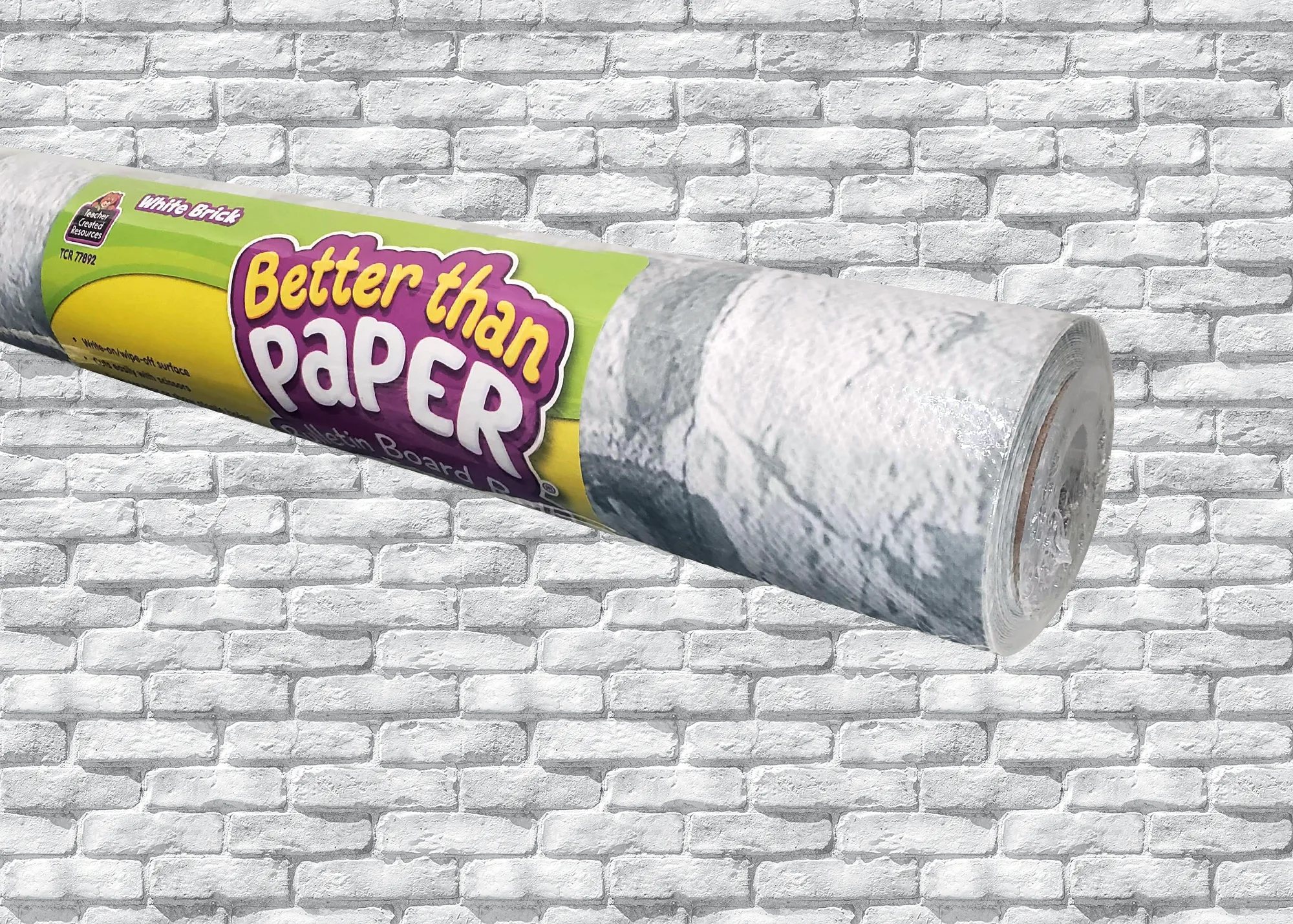 White Brick Better Than Paper Bulletin Board Rol
