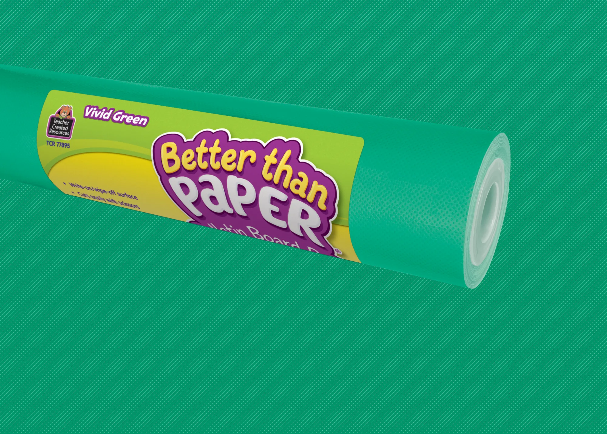 Vivid Green Better Than Paper Bulletin Board Rol