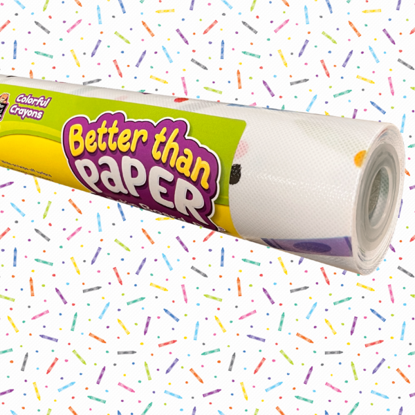 Colorful Crayons Better Than Paper Bulletin Board Rol