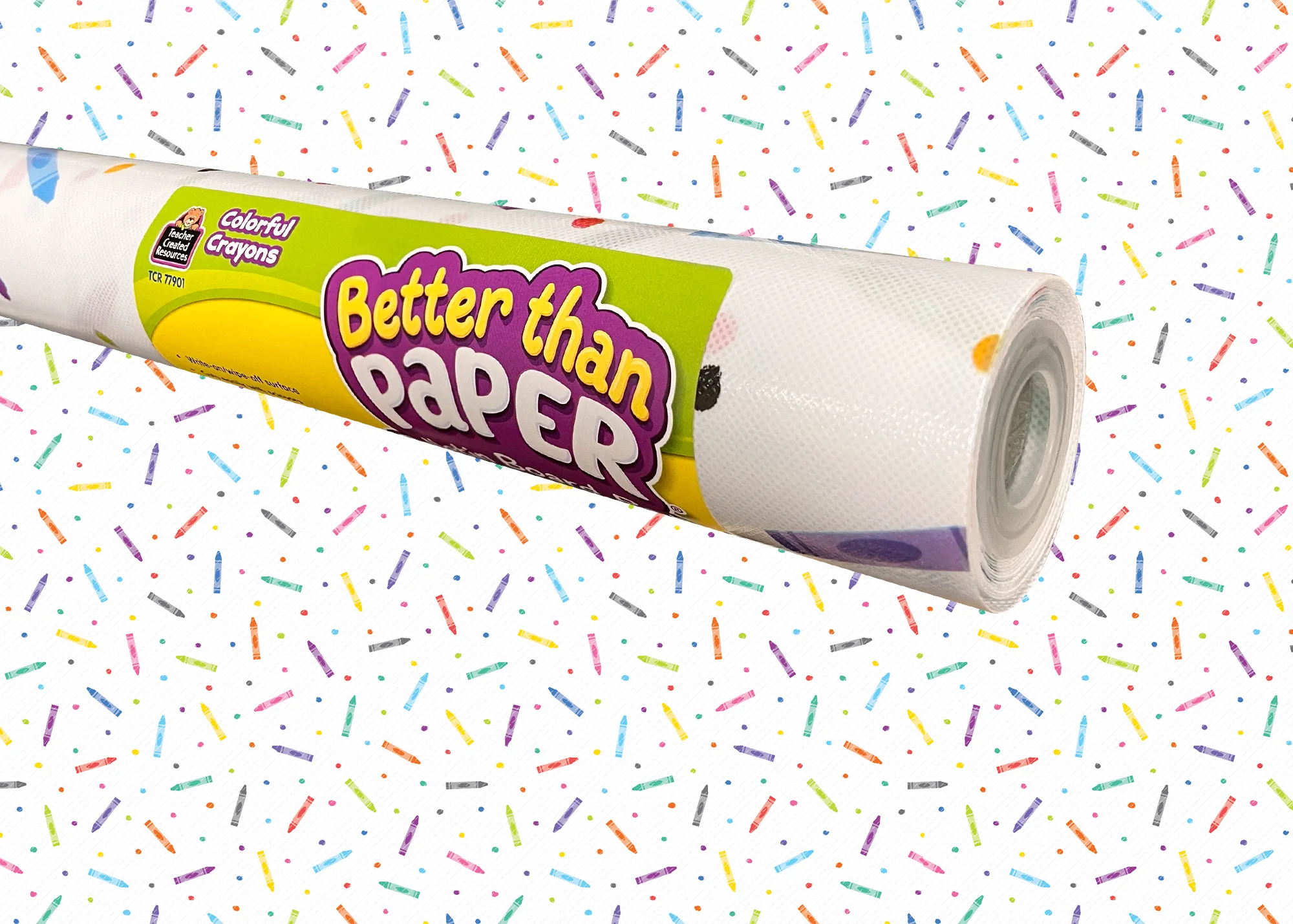 Colorful Crayons Better Than Paper Bulletin Board Rol