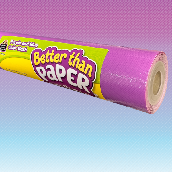 Purple and Blue Color Wash Better Than Paper Bulletin Board Rol