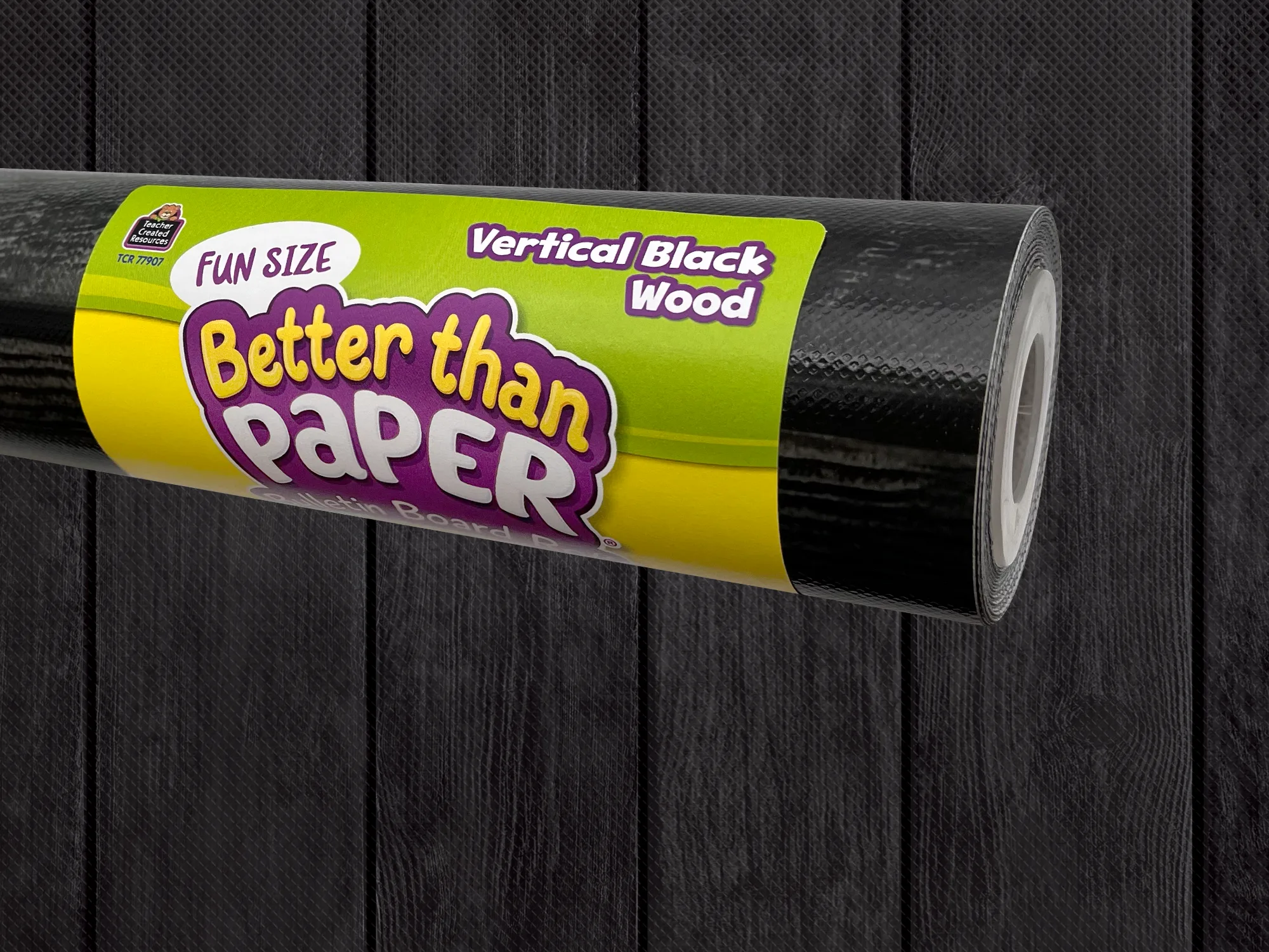 Fun Size Vertical Black Wood Better Than Paper Bulletin Board Rol