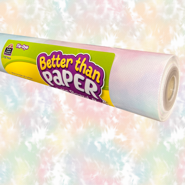 Tie-Dye Better Than Paper Bulletin Board Rol
