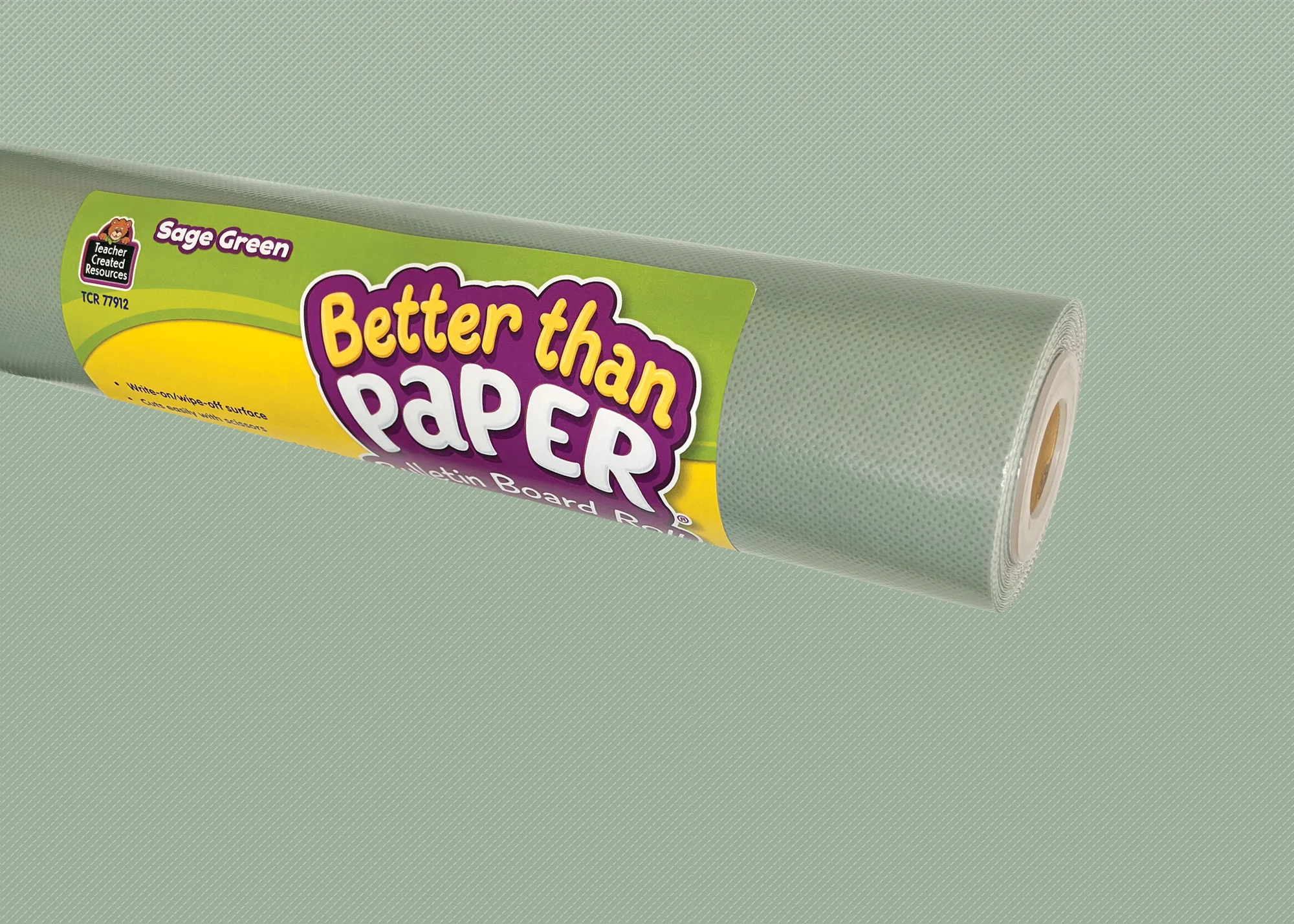 Sage Green Better Than Paper Bulletin Board Rol