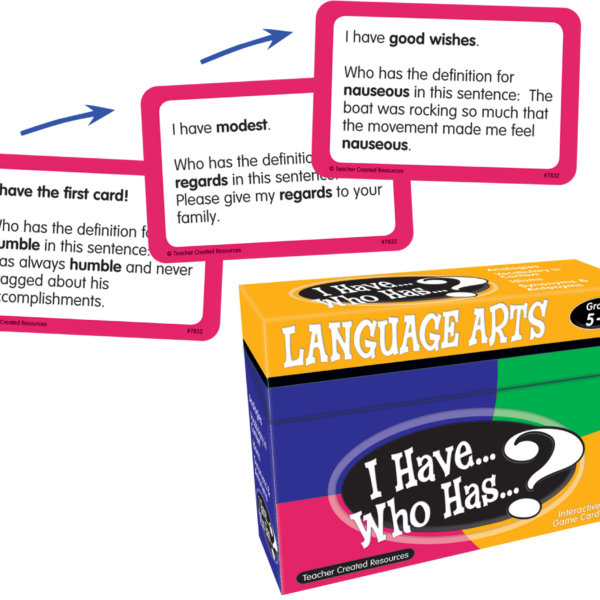 I Have... Who Has...? Language Arts Game (Gr. 5-6)