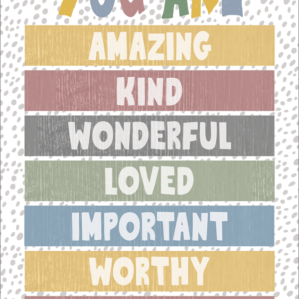 You Are Enough Positive Poster