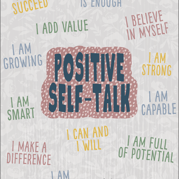 Classroom Cottage Positive Self-Talk Chart