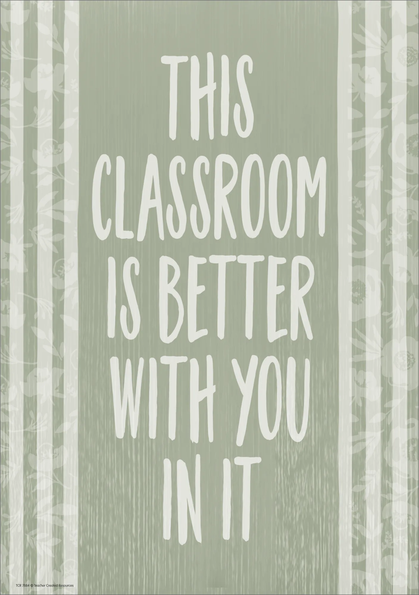This Classroom is Better with You in It Positive Poster