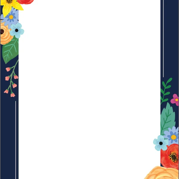 Wildflowers Blank Chart