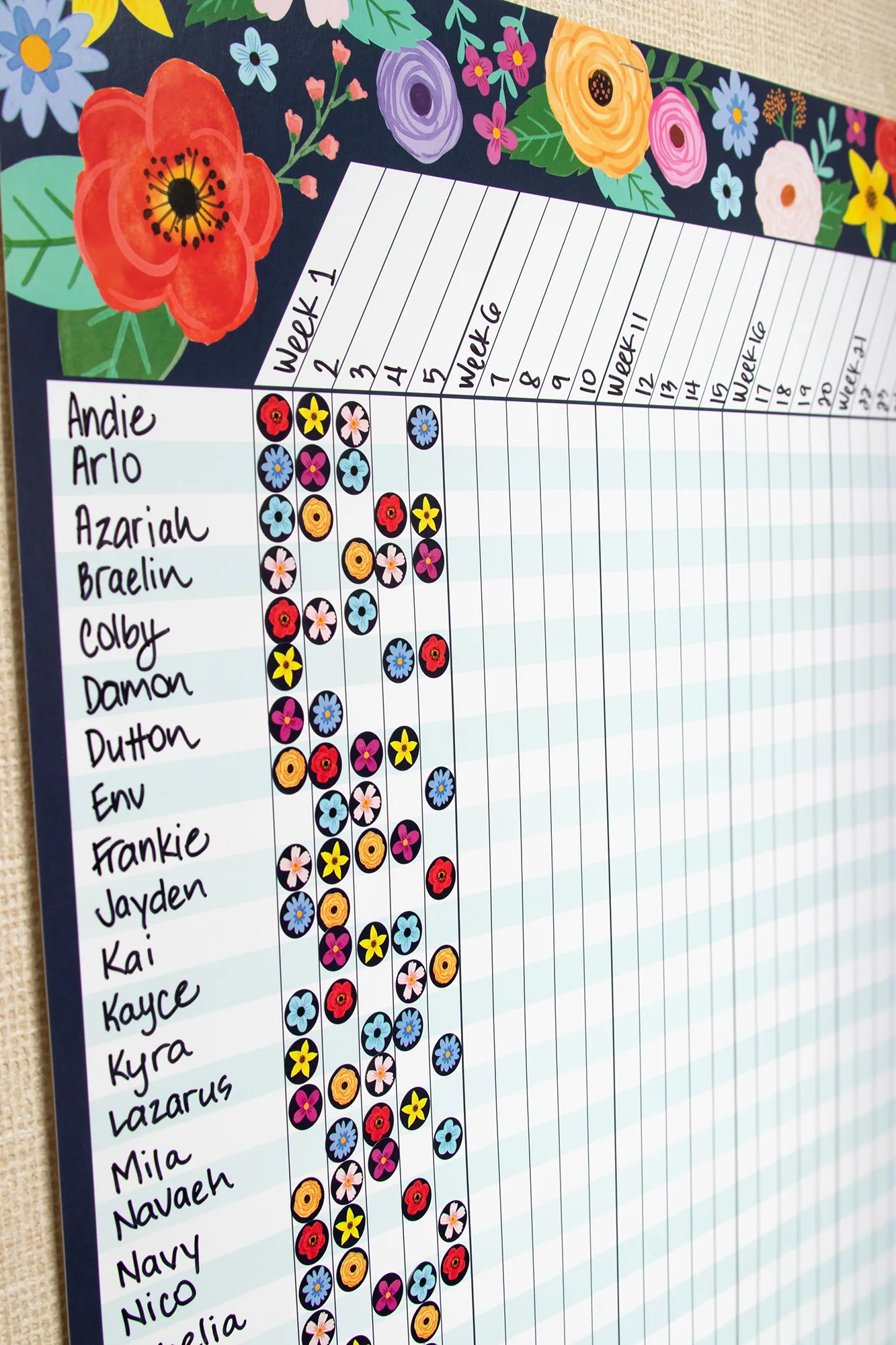 Wildflowers Incentive Chart - Image 2