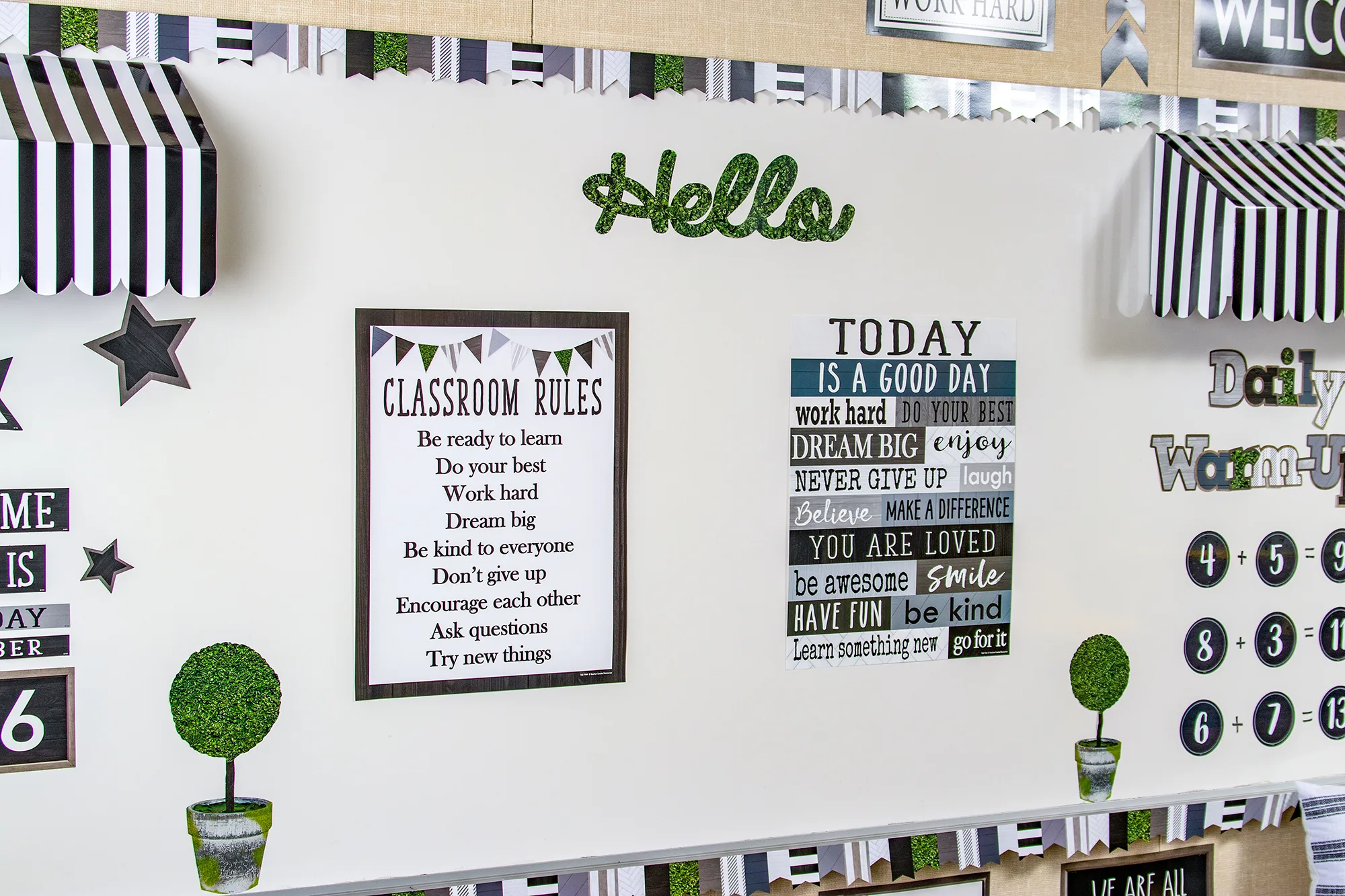 Modern Farmhouse Classroom Rules Chart - Image 2