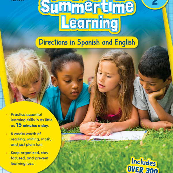 Summertime Learning: English and Spanish Directions, Second Edition (Prep. for Gr. 2)